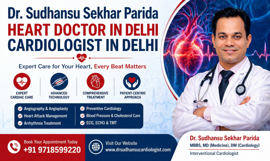 Dr. Sudhansu Sekhar Parida Heart Doctor in Delhi Cardiologist in Delhi