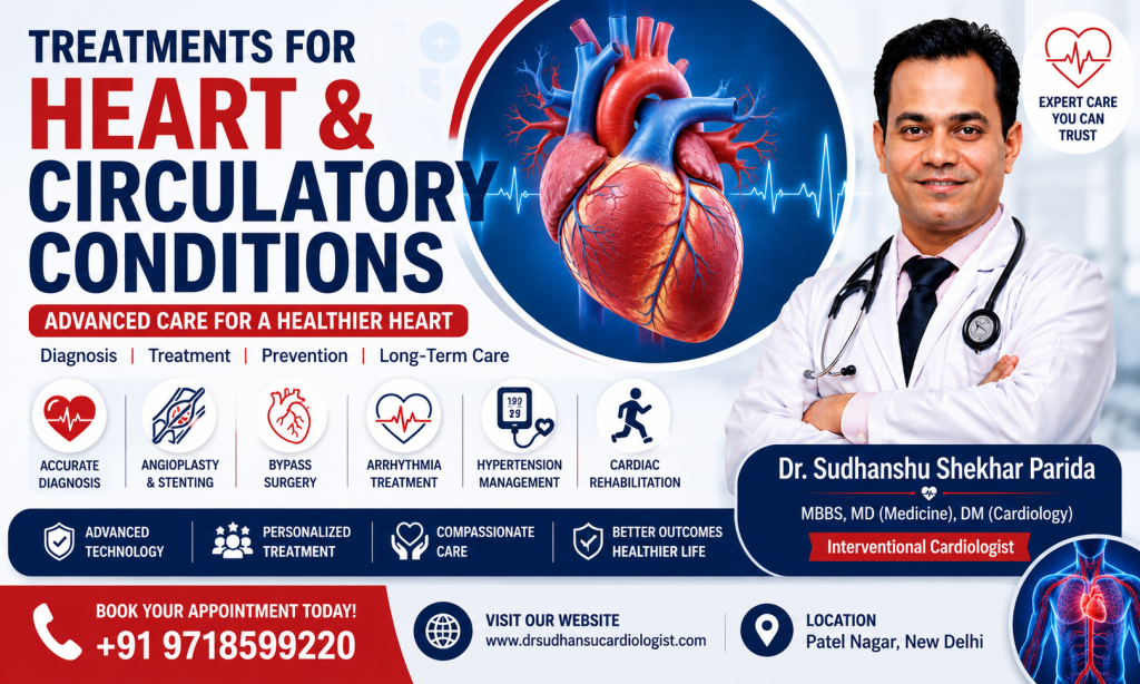 Treatments for Heart and Circulatory Conditions: Advanced Cardiac Care for Better Health