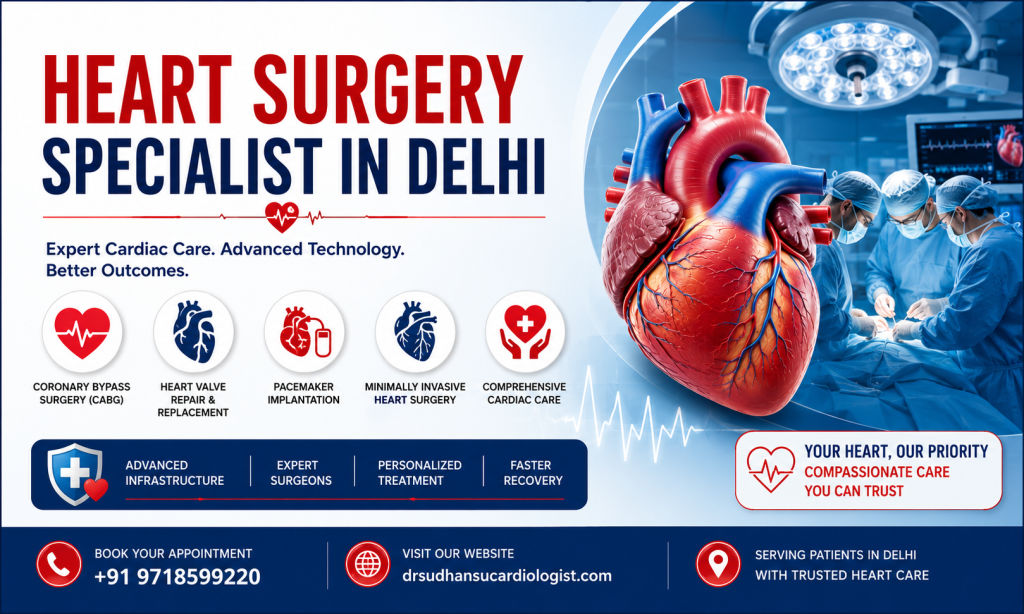 Heart Surgery Specialist in Delhi: Expert Cardiac Care for a Healthy Heart