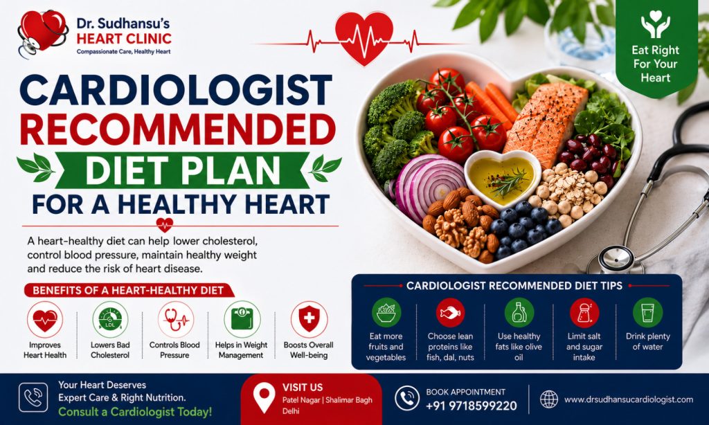 Cardiologist Recommended Diet Plan for a Healthy Heart