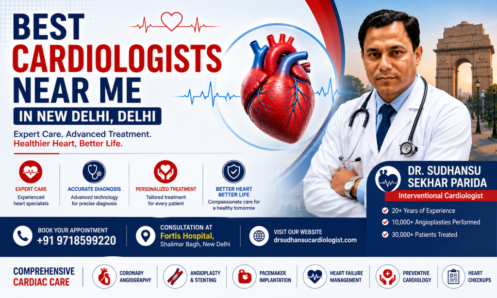 Best Cardiologists Near Me in New Delhi, Delhi